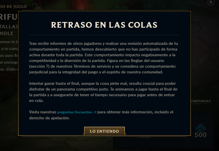 IbraF4's tweet photo. Lo del cliente de lol me tiene bailando te da un error VAN 193 no te deja jugar y encima me penalizan es loco https://t.co/g0rOm1bg32