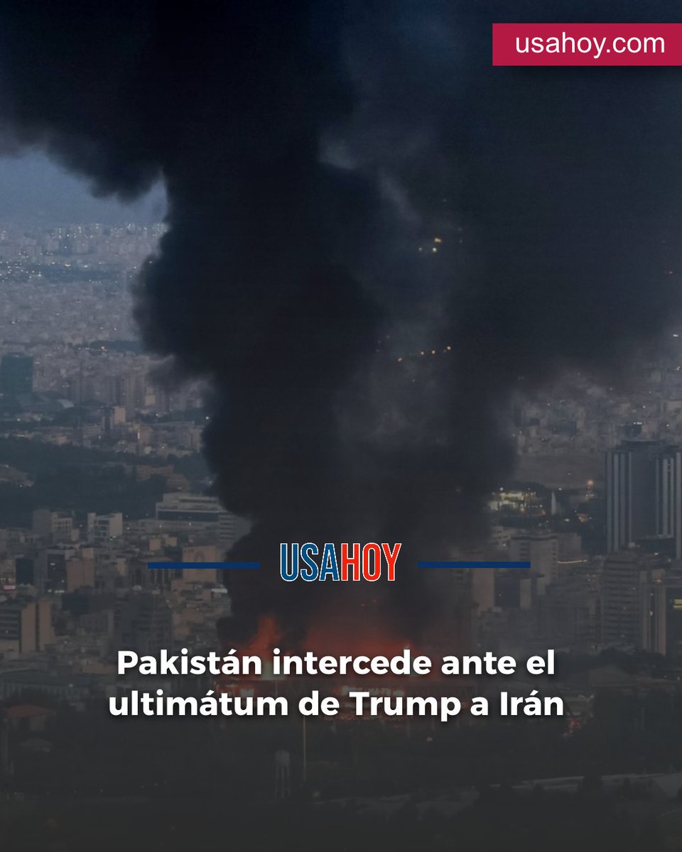 usahoy_'s tweet photo. Pakistán intercede ante el ultimátum de Trump a Irán #USAHoy 

https://t.co/lcNjtITBWx https://t.co/TuYiSGr0T8