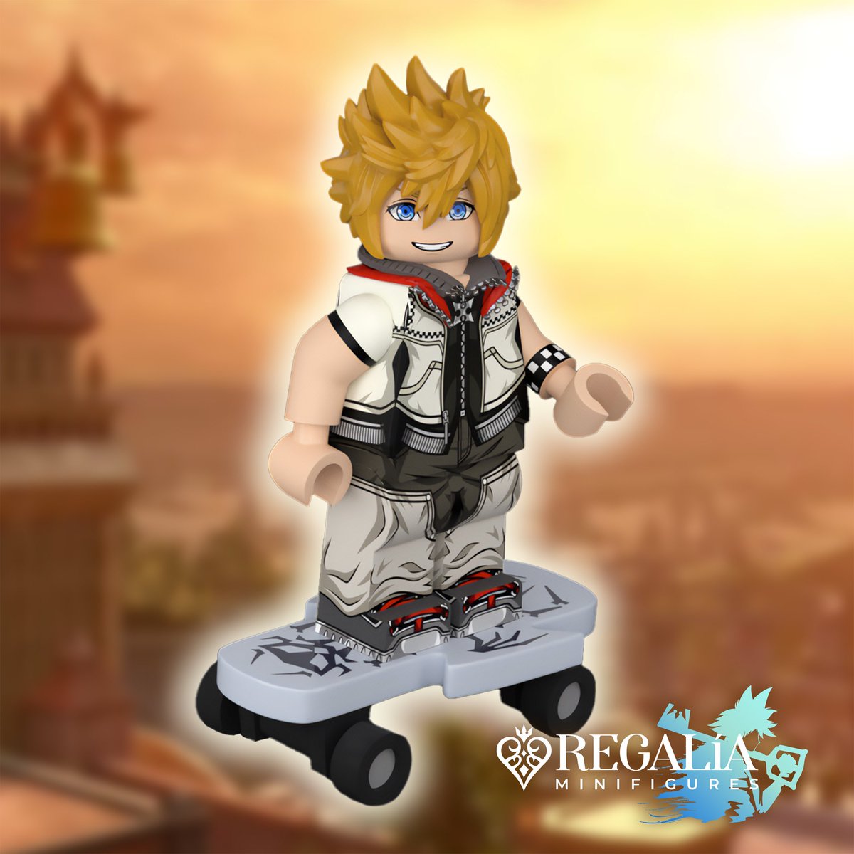 RegaliaMinifigs's tweet photo. Kingdom Hearts II Roxas Minifigure NOW for Preorder!👑✨
•4 Expressions
•1x Kingdom Key Keyblade
•1x Pad Printed Skateboard
•1x Molded Collar Accessory
•1x PAD Printed Ring Hand
•Collectors Card ?/60

#kingdomhearts #キングダムハーツ #KHMerch #_KH #Roxas #Regaliaminifigures https://t.co/wt3kY15yww