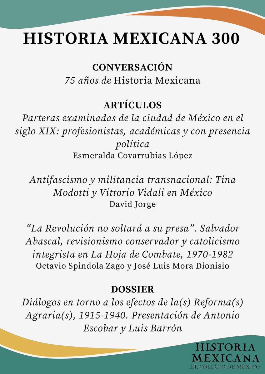 Revista Historia Mexicana tweet media