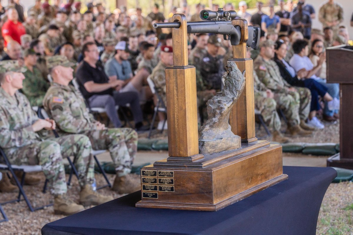 MCoEFortBenning's tweet image. The 2026 Lacerda Cup (honoring SSG Pedro Lacerda) and the International Sniper Competition kicked off today at #FortBenning. From the mats to the hides, the hunt for "Best" is on.

#InfantryWeek #LacerdaCup2026 #ISC2026