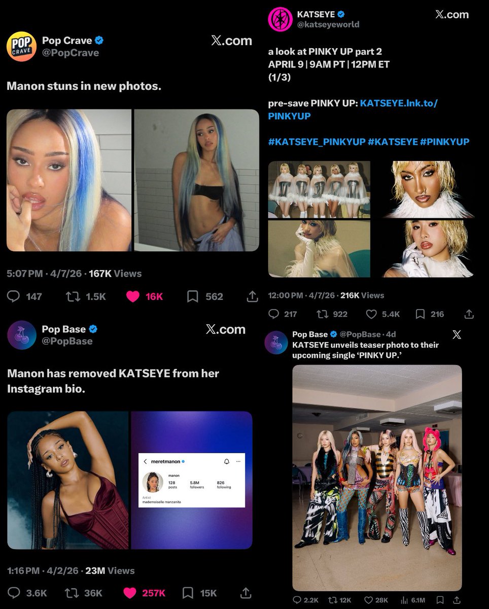 witchestars's tweet image. “katseye is bigger than one girl” men lie, women lie, daniela’s father lies but numbers #dont