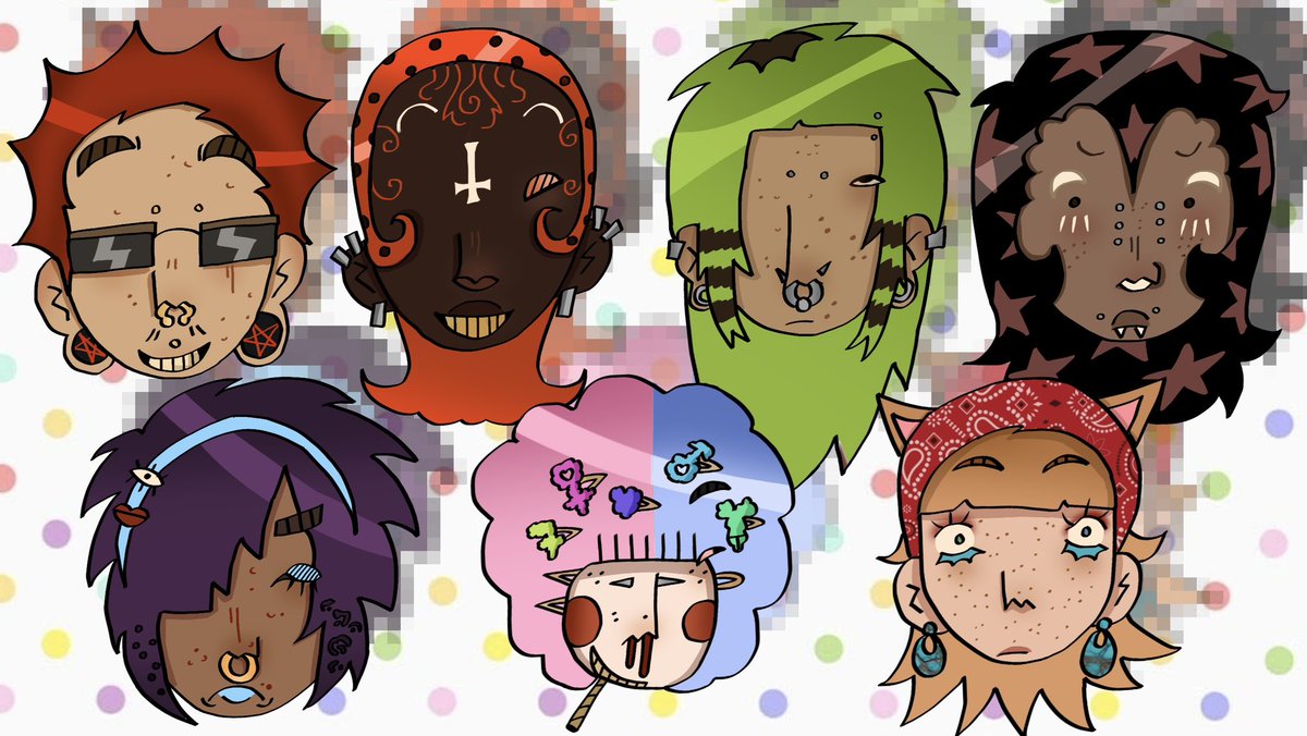 faggotmaneater's tweet photo. faces 

[ #ocart #art #uhyeah ] https://t.co/FqjUkG38vu