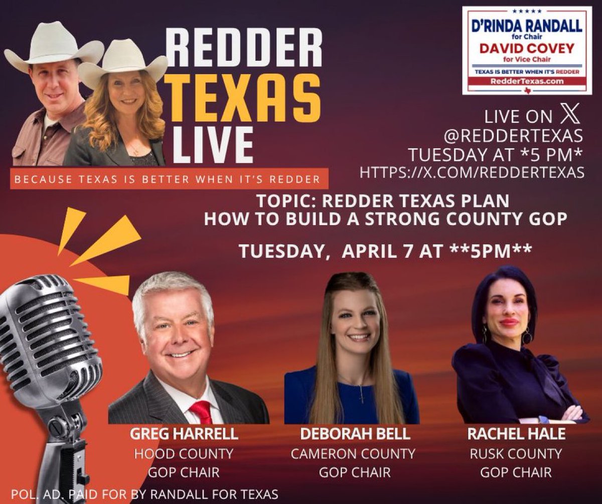 reddertexas's tweet photo. Join us live here! 

https://t.co/Kk1faoOkGx https://t.co/0eIIhcQ8vj