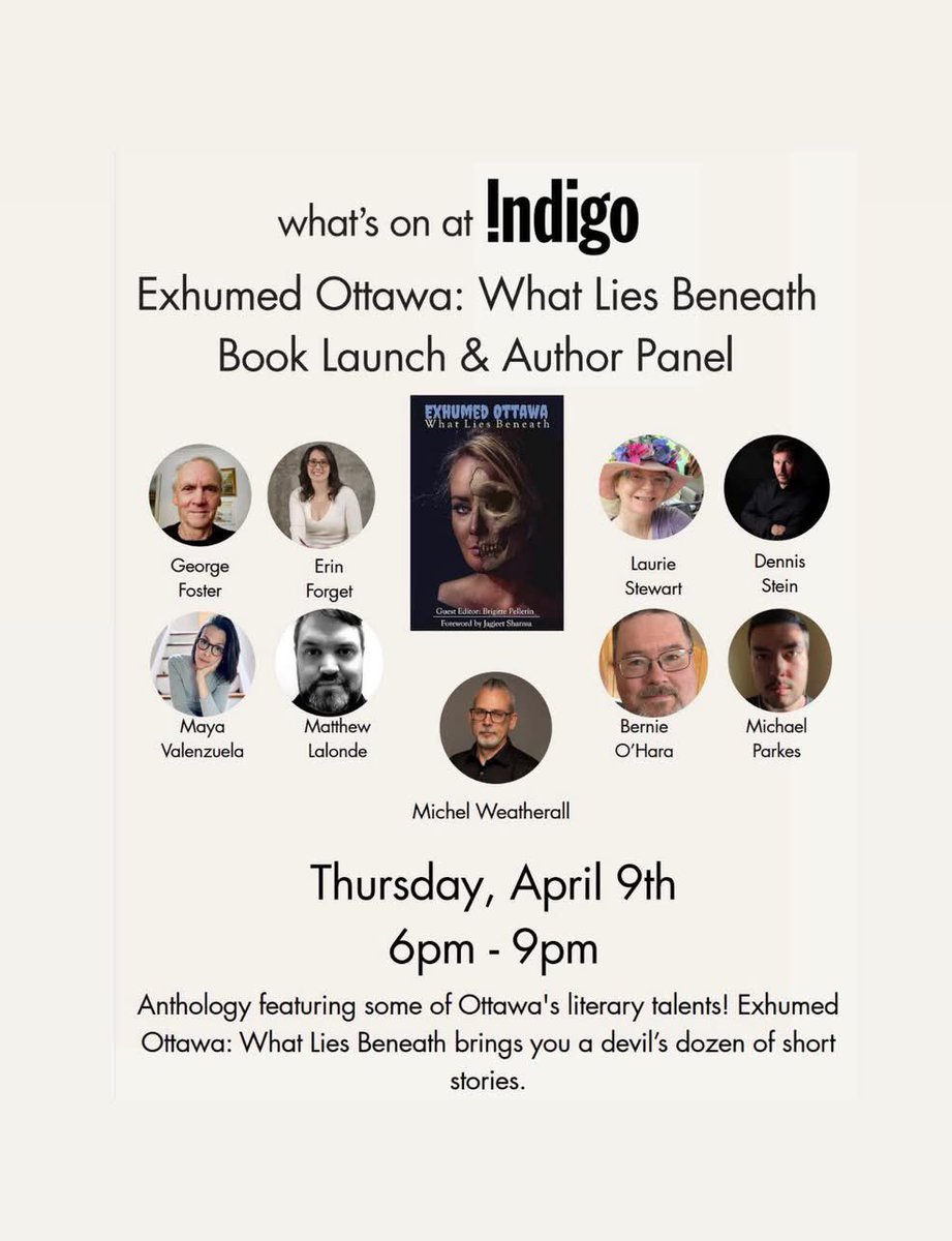 PichaelMarkes's tweet image. There’s a book launch for the anthology I was recently published in happening this Thursday in Ottawa!

There’s also a SLWF fundraiser happening the 15th at the Brockville Arts Hub.

Both fun events to attend if you’re in the area!

#BookLaunch #WritingCommunity #Ottawa