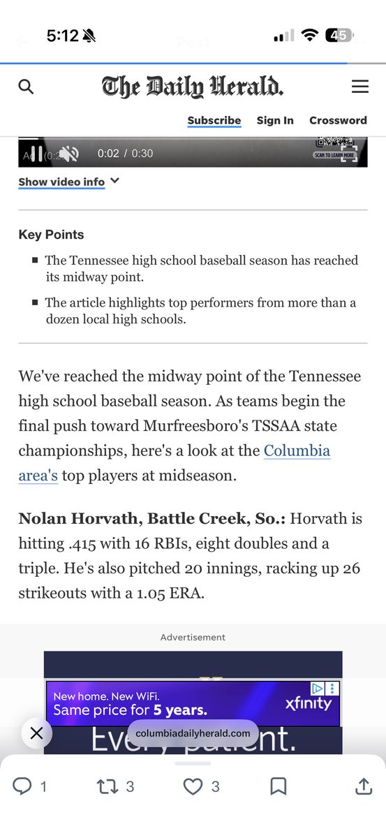 Nolan Horvath tweet media