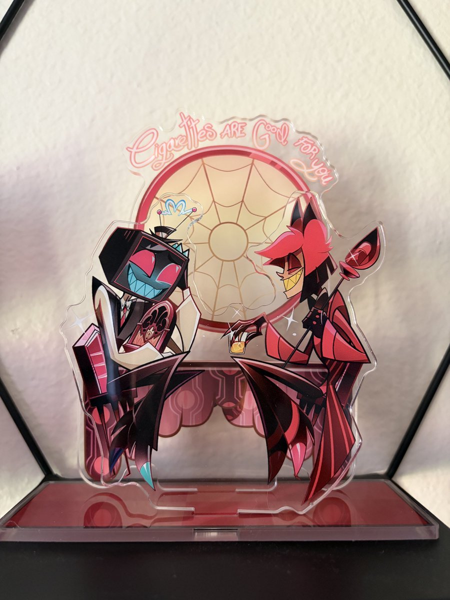 radiostatic bar scene standee came in today 😭🖤