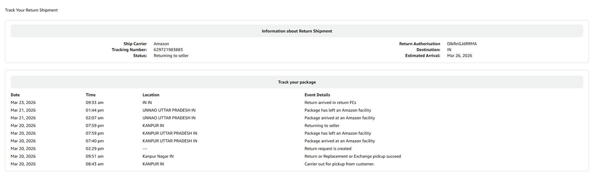 Kenny42958047's tweet image. refund on call

Yet my refund was REJECTED. Order ID: 406-3691131-0734723

This is unacceptable. Kindly resolve this ASAP or I'll be forced to approach @jagograhakjago and consumer court.

#AmazonIndia #ConsumerRights #Cheated