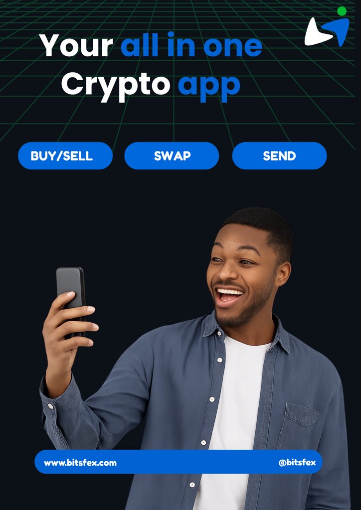 joinbitsfex's tweet photo. Your all in one crypto app💙 buy, sell, swap and transfer your crypto with Bitsfex https://t.co/9htmPGXPNE