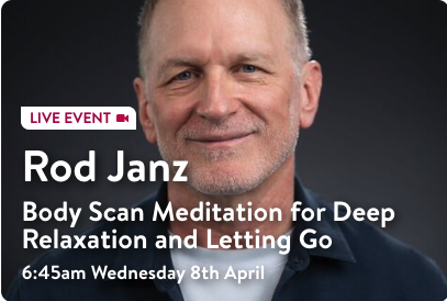 Body Scan Meditation for Deep Relaxation and Letting Go insig.ht/VEQn01SD91b 6:45 am Pacific Time on Insight Timer.