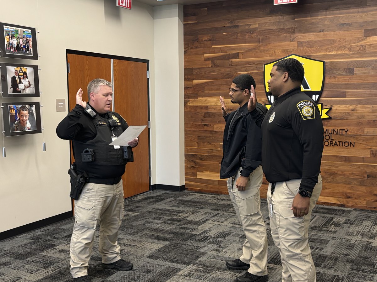 AvonSupt's tweet photo. Welcome Officer Butler &amp; Officer Whitfield - newest members of the ⁦@OrioleTweets⁩ School Police Dept.  Thankful for this team! https://t.co/eFhUTE5F5v