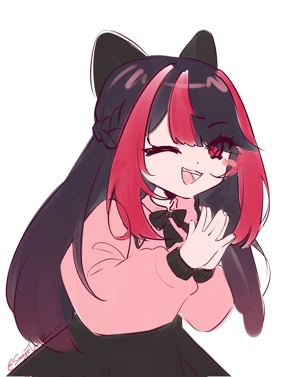 Made a very quick doodle of <a href="/GXAuraOfficial/">GX Aura 🎮🪫</a> as Ume from <a href="/KulonikuGame/">KULONIKU - OUT NOW on STEAM!!!</a> since the game released today! (auwa voices ume!)
I'll be checking the game myself sometime soon >:3

#AurArtwork :3c