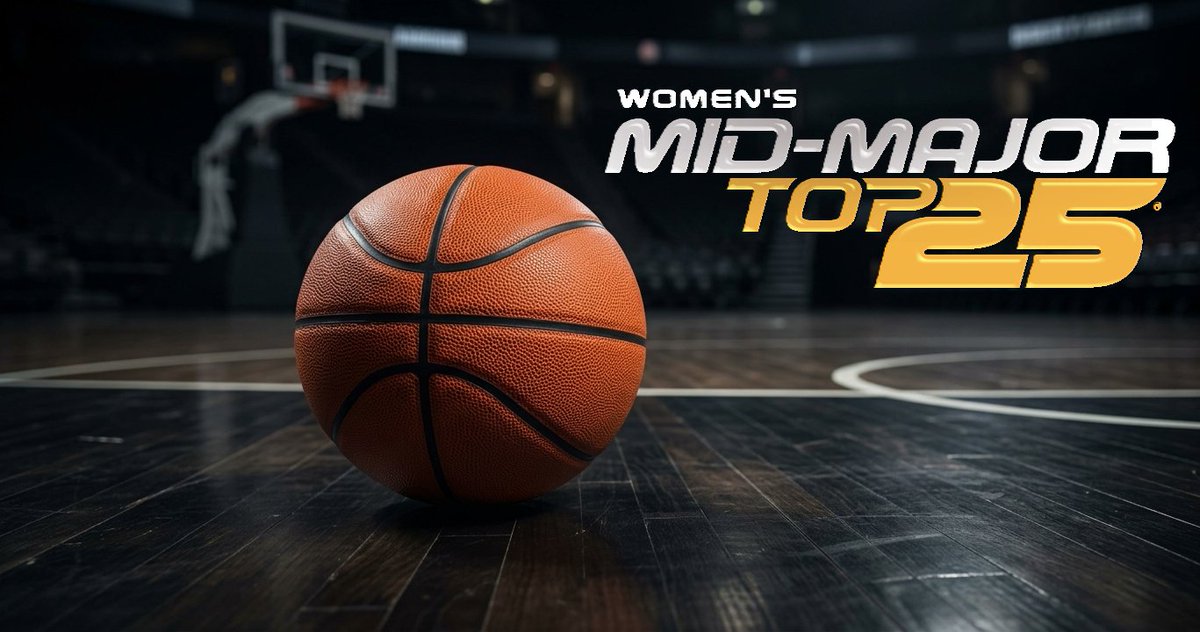 collegeinsider's tweet image. WOMEN'S MID-MAJOR TOP 25®

BOSTON, MA -- The final Women's Mid-Major Top 25® for the 2025-26 season has been announced. 

TOP 25: womensmidmajortop25.com
