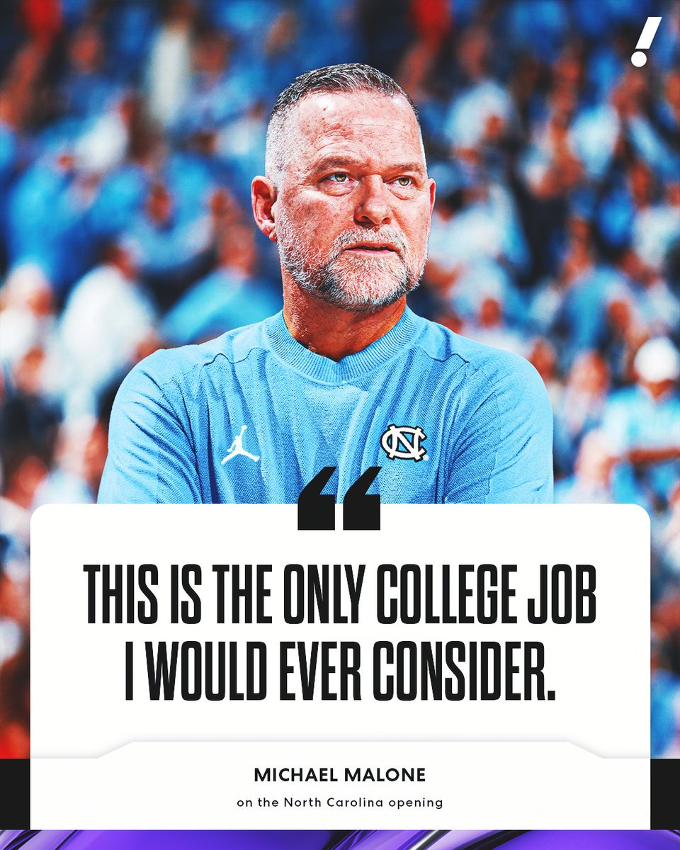 Longtime NBA coach Michael Malone found his match at North Carolina 🦶