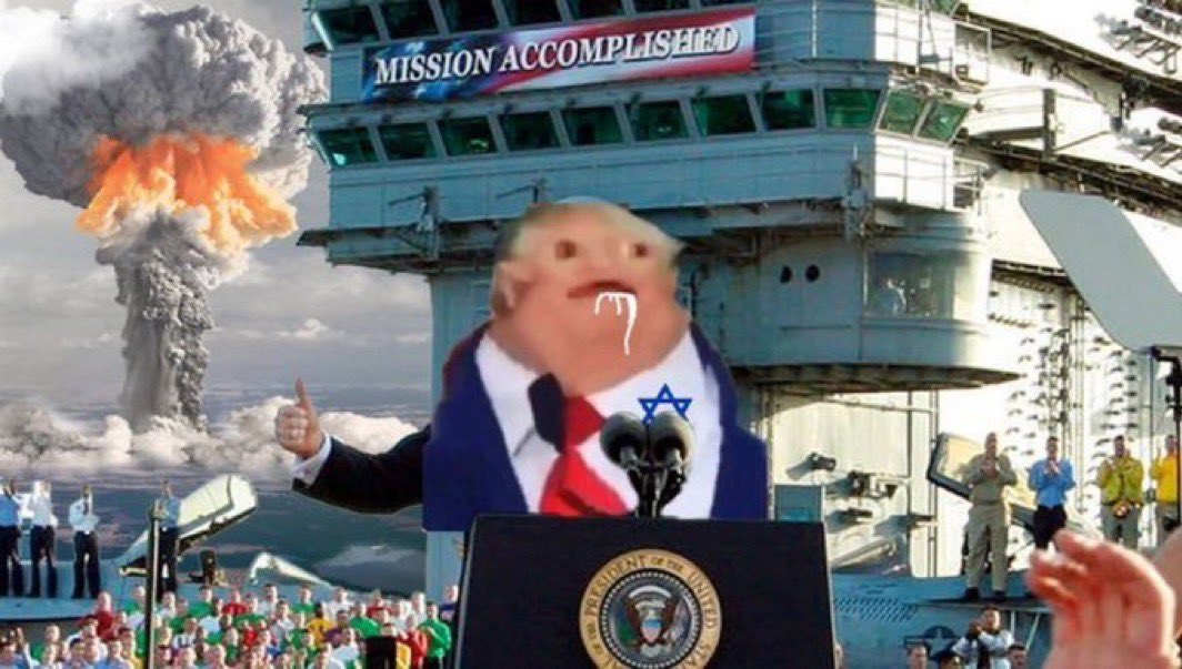 no_hype777's tweet photo. @jacksonhinkle “Give Iran another hour or I press the button” https://t.co/lzBKaarbBC