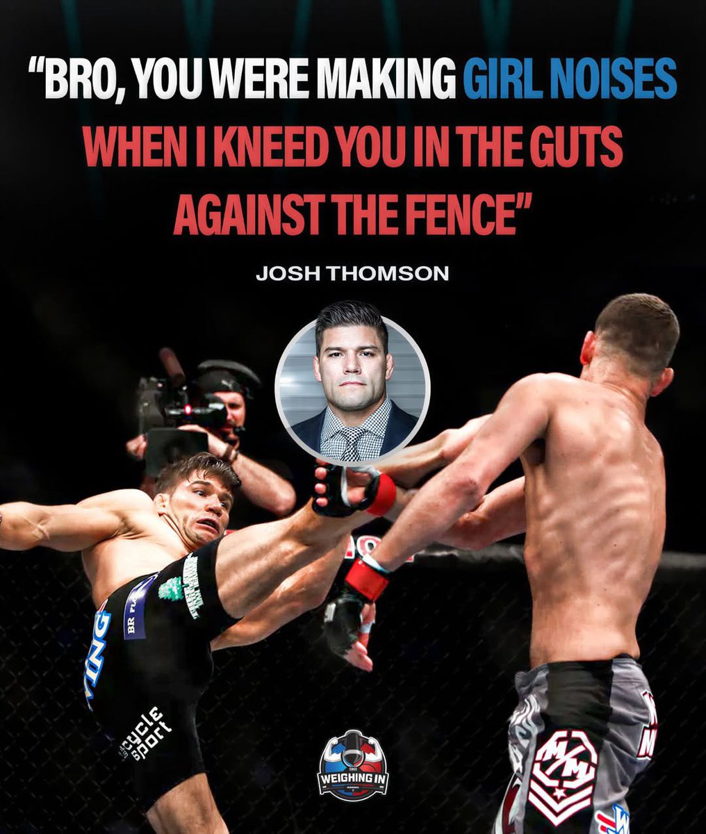 Josh Thomson tweet media