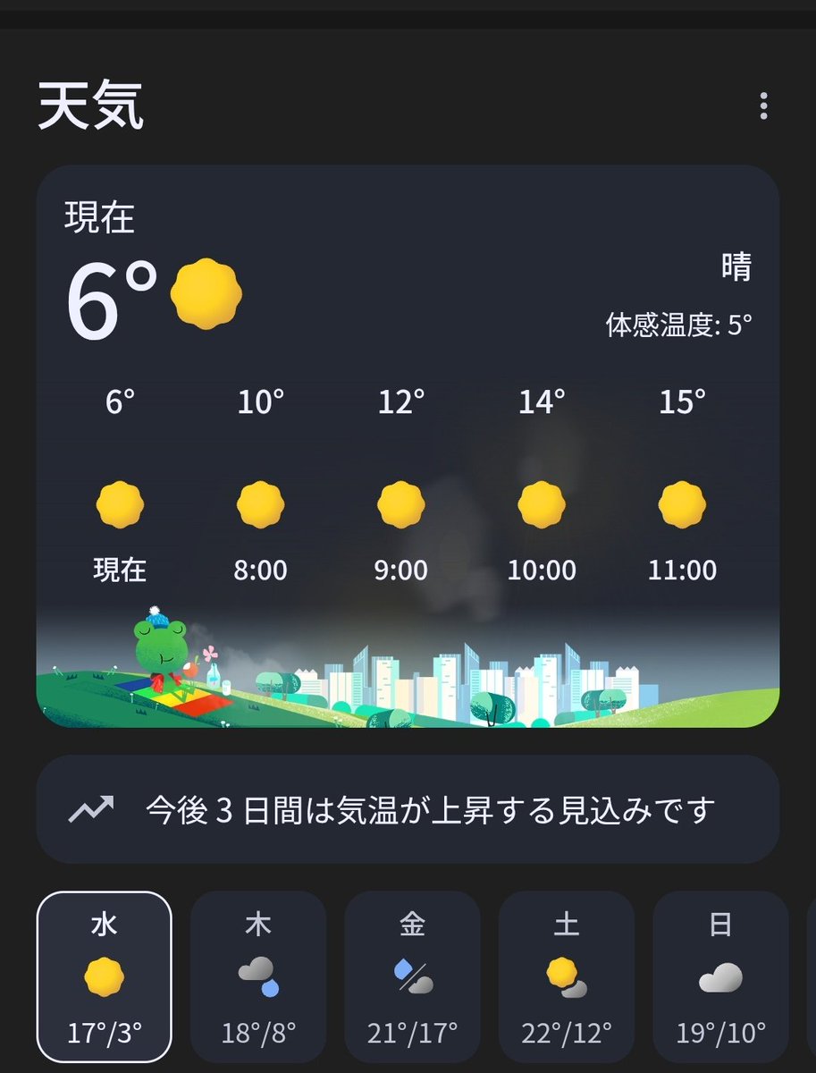 何でこんな寒いんや…