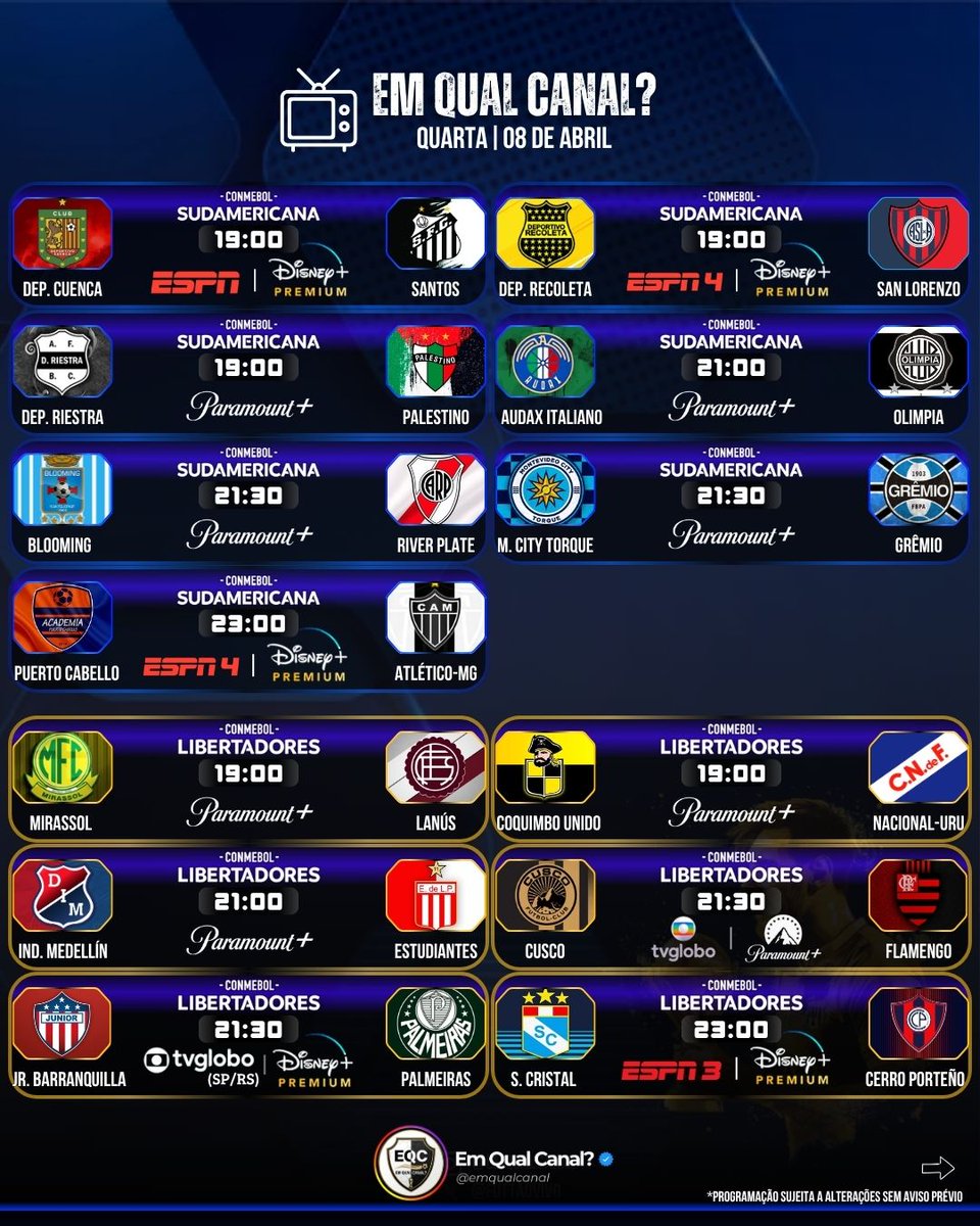 Em Qual Canal? tweet media