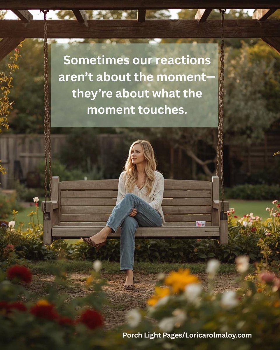 Loricarolmaloy's tweet image. Sometimes a reaction feels bigger than the moment—

because it’s touching something from before.

Pause. Notice. Get curious.

#SelfAwareness #PorchLightPages #EmotionalGrowth