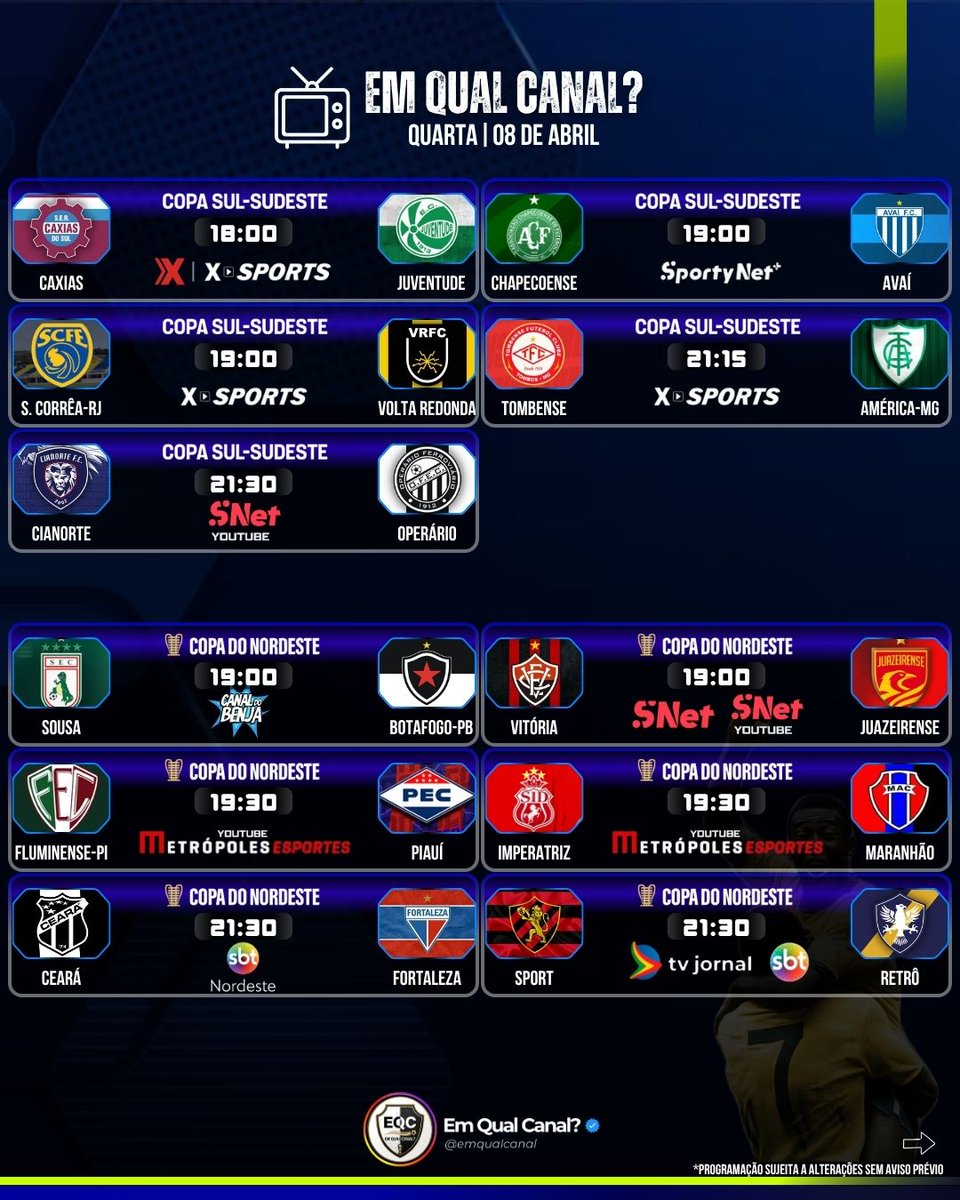 Em Qual Canal? tweet media