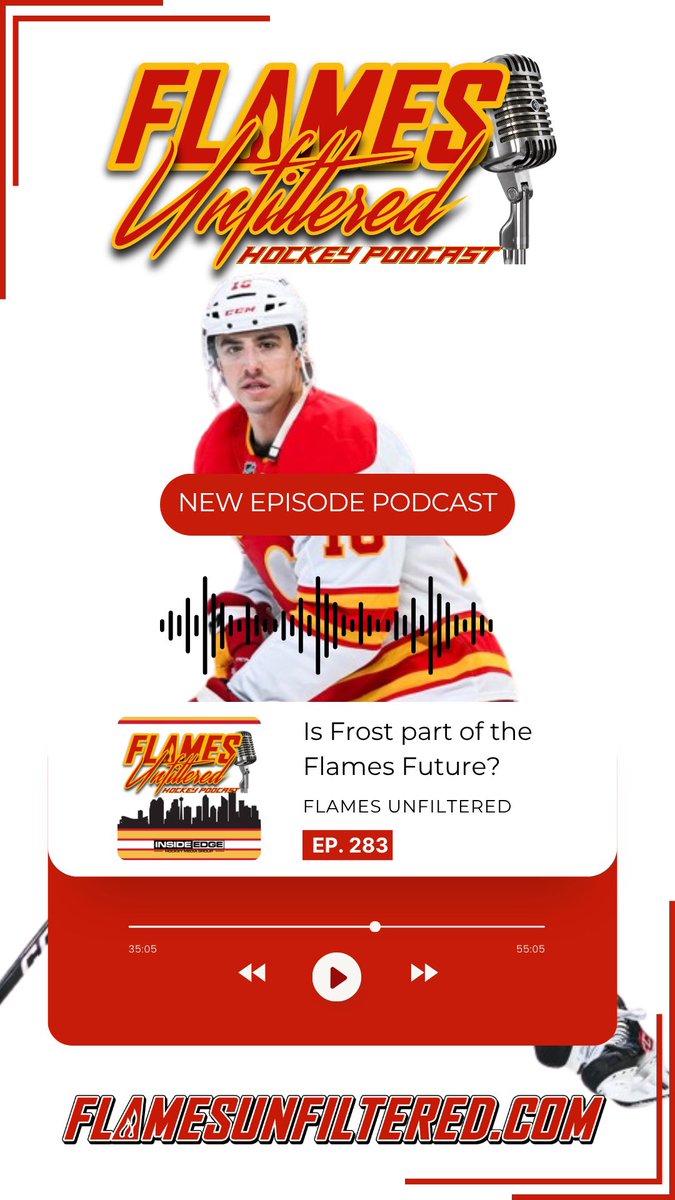 Hey #Flames fans. On your ride home today check out the latest episode of FLAMES UNFILTERED with hosts Brad Burud and Kyle Lewis - QUICK LINKS>
​YOUTUBE – tinyurl.com/2bkbnhzs
APPLE – tinyurl.com/5crabf2s
SPOTIFY – tinyurl.com/39c67btt
​AMAZON - tinyurl.com/22wd5db7