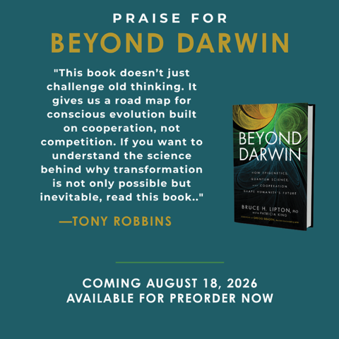 biologyofbelief's tweet image. Darwin’s concept of “survival of the fittest,” has shaped the fate of civilization. In my new book I present to you a paradigm-shattering synthesis built on 3 key fields unknown to Darwin: #epigenetics, #quantumphysics, &amp;amp; #fractal geometry. @TonyRobbins
brucelipton.com