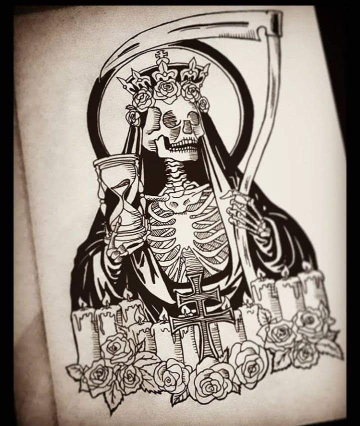 My Santa muerte tweet media