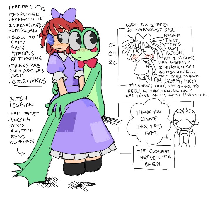 zapachir0's tweet image. they might be my 2nd favorite ship from TADC.  Sorry for all the yapping in this one 😭 #frogdoll