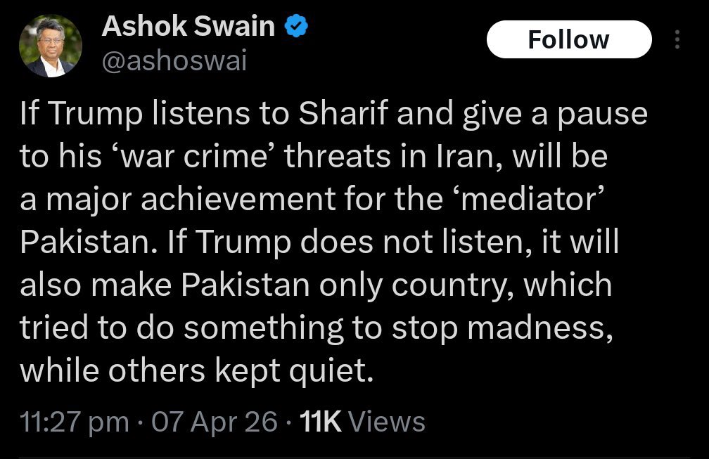 Razarumi's tweet photo. Well said @ashoswai — 🙏🏽👍🏽 https://t.co/AOyjcsusCI
