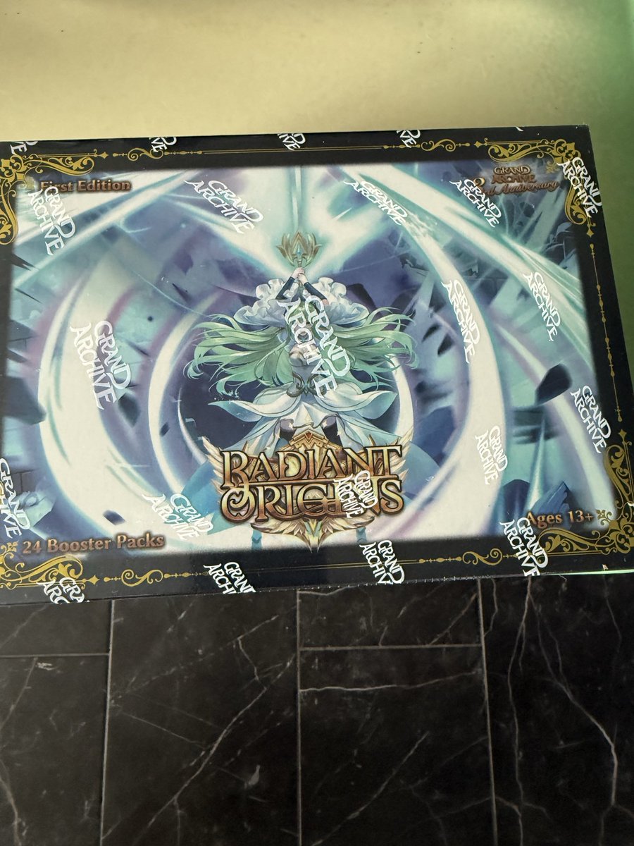getting into grand archive as well now. game looks too good. 1st box was too fun to open