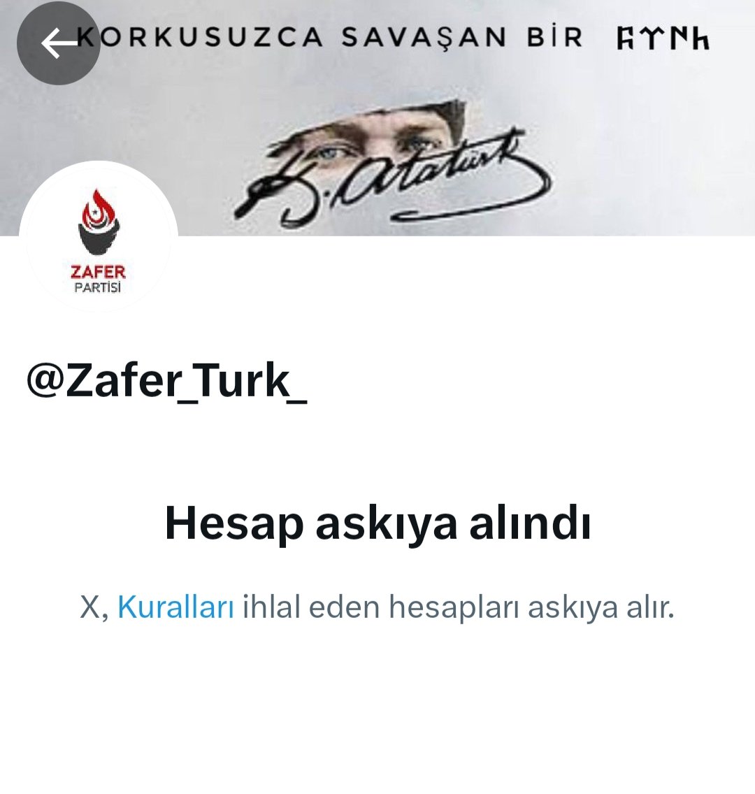 Türk'ün Zaferi tweet media