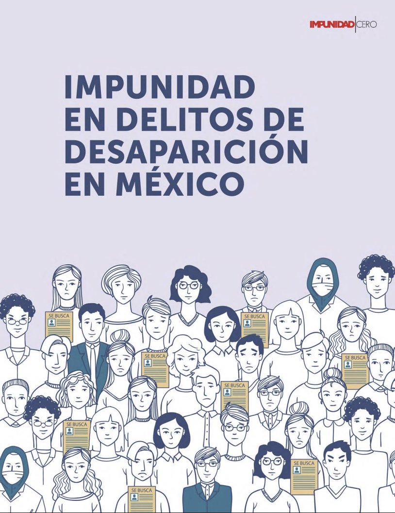 🔴 De 2019 a 2022 la impunidad acumulada para el delito de desaparición fue de 99.6% a nivel nacional. Las desapariciones en México son una crisis humanitaria desde hace años que ha sido ignorada por distintas autoridades de diferentes niveles. 
➡️ Consulta más información en