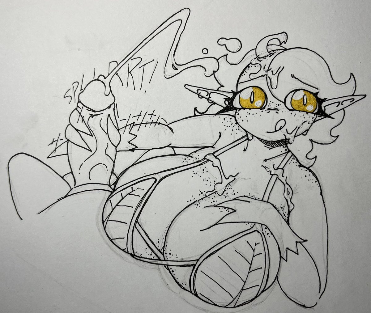 uhmm hi new doodleslop for today rare lady appearance ! idk i need to get into posting again ive been slackingoff. classes KILLING MEbut ill be fine i thinky.uhm uhm yeah have thisokay?okay thankvyou bye