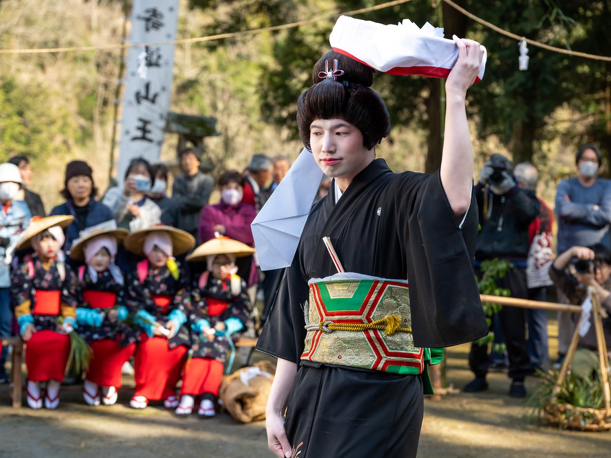 goro_man's tweet photo. 諸田山神社　御田植祭
3月29日 https://t.co/VntSRSXvMs
