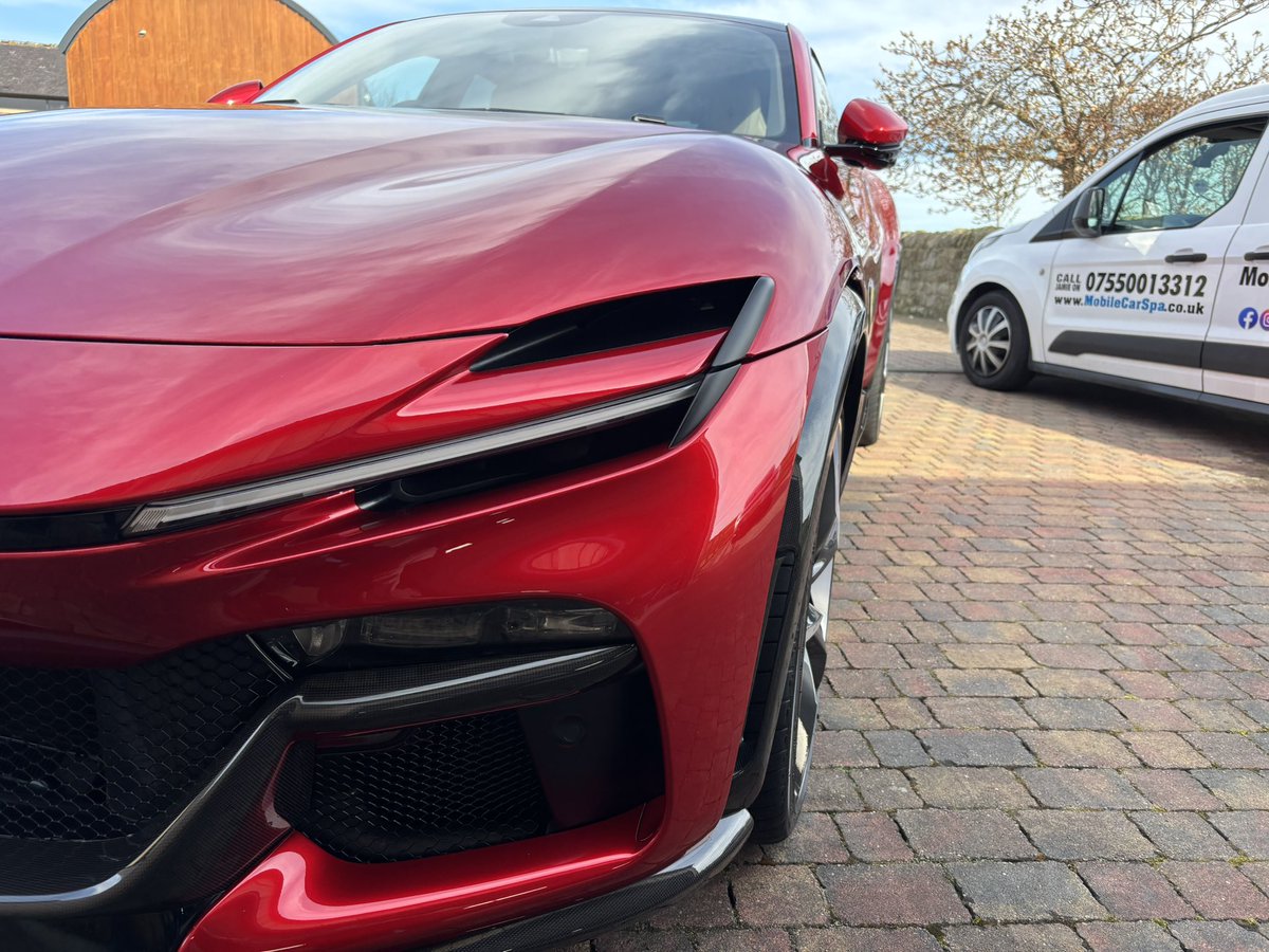 MobileCarSpa's tweet image. Ferrari Purosangue with its 6.5L V12 engine is a true super car and an absolute pleasure to work on today.
Safe wash, clay treatment, followed by a polish and protected using Gtechniq CSL. 

mobilecarspa.co.uk
#gtechniq #ferraripurosangue #ferrari  #detailingworld #detailing