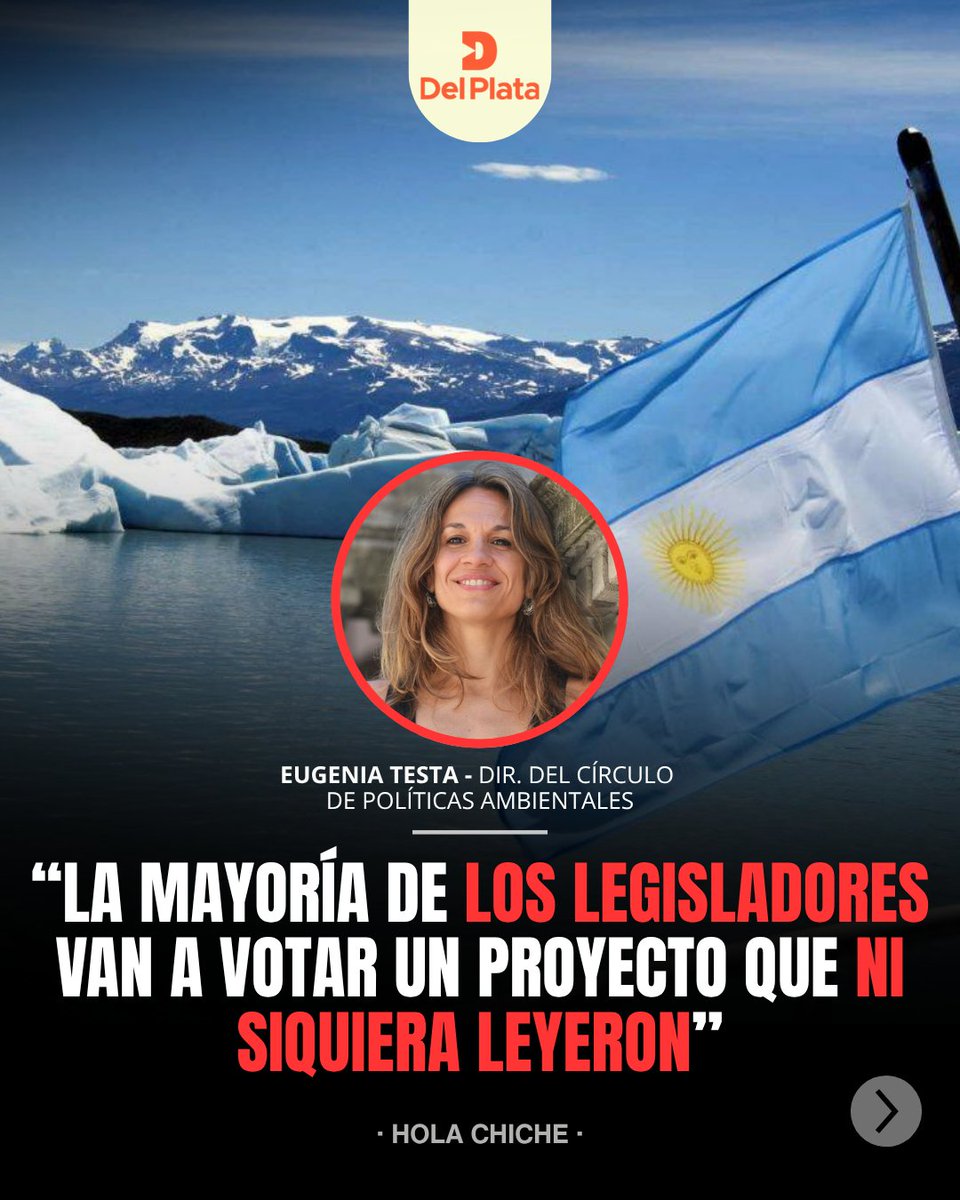 RadioDelPlata's tweet image. Eugenia Testa, directora del Círculo de Políticas Ambientales: Advirtió sobre la importancia de proteger los recursos hídricos estratégicos y el impacto ambiental que pueden generar las posibles modificaciones.

#LeyDeGlaciares #MedioAmbiente #Congreso #Argentina #RadioDelPlata