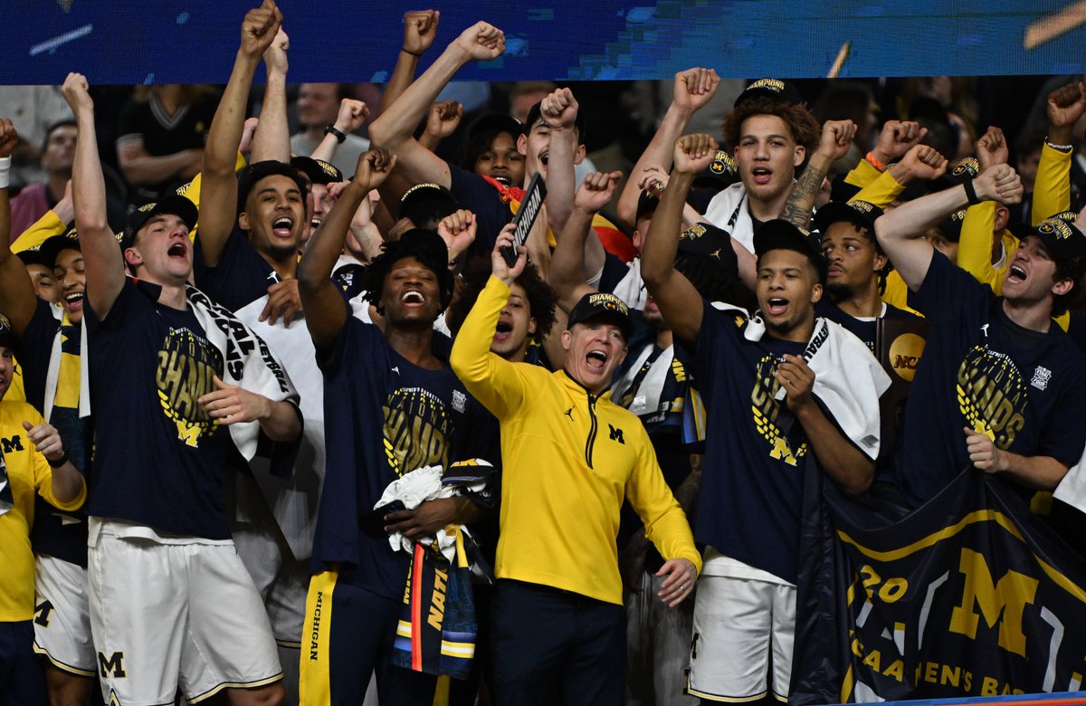 MearsDaniel's tweet photo. Had a quick 26 hour visit to the NCAA Final in Indy and the opportunity to see the Wolverines battle for the 69-63 historic victory over UConn. Check out more pics, stories and more to come at https://t.co/G0blKIkvwC https://t.co/3jYLrlYDNn