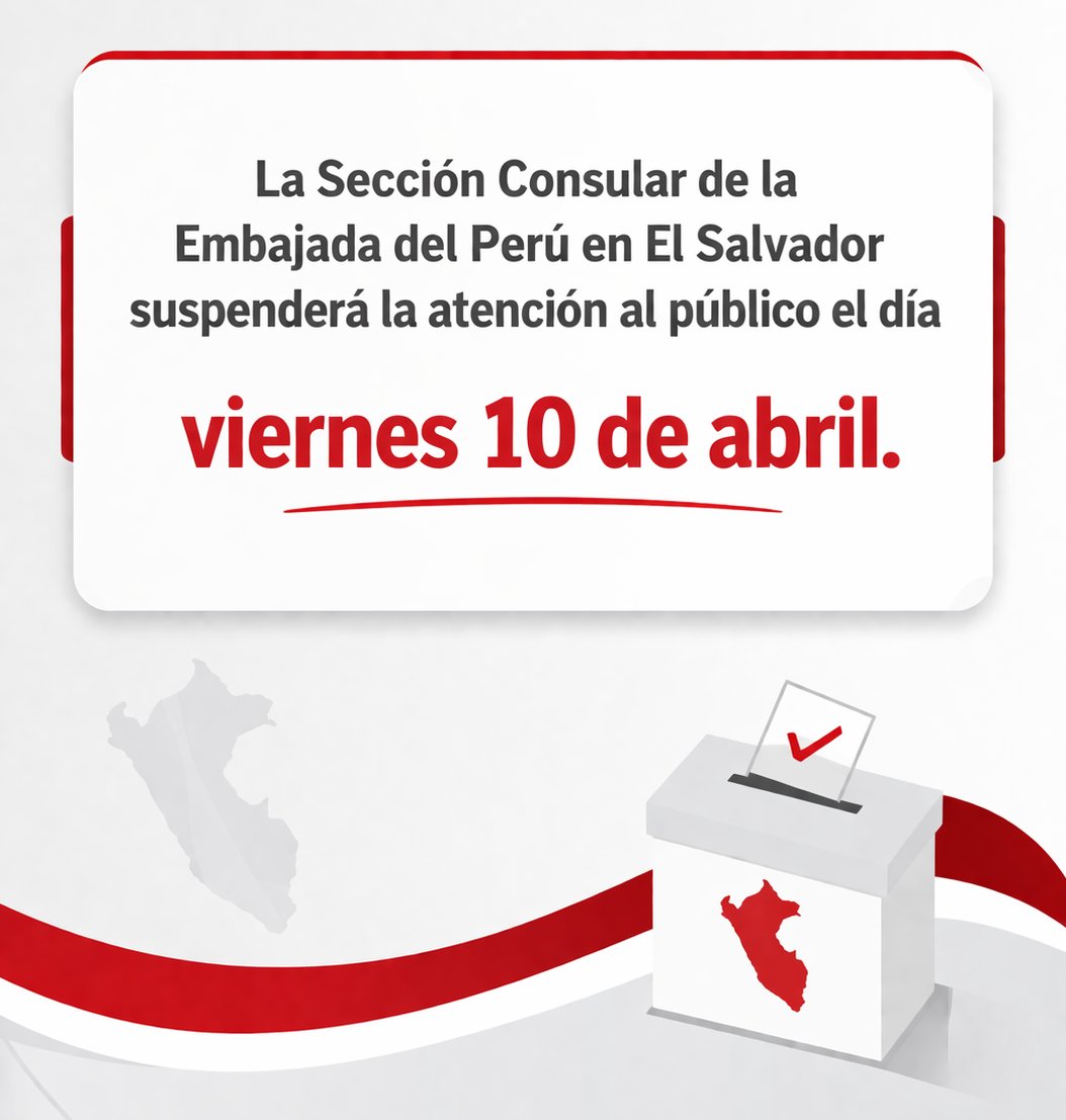 Embajada del Perú en El Salvador tweet media