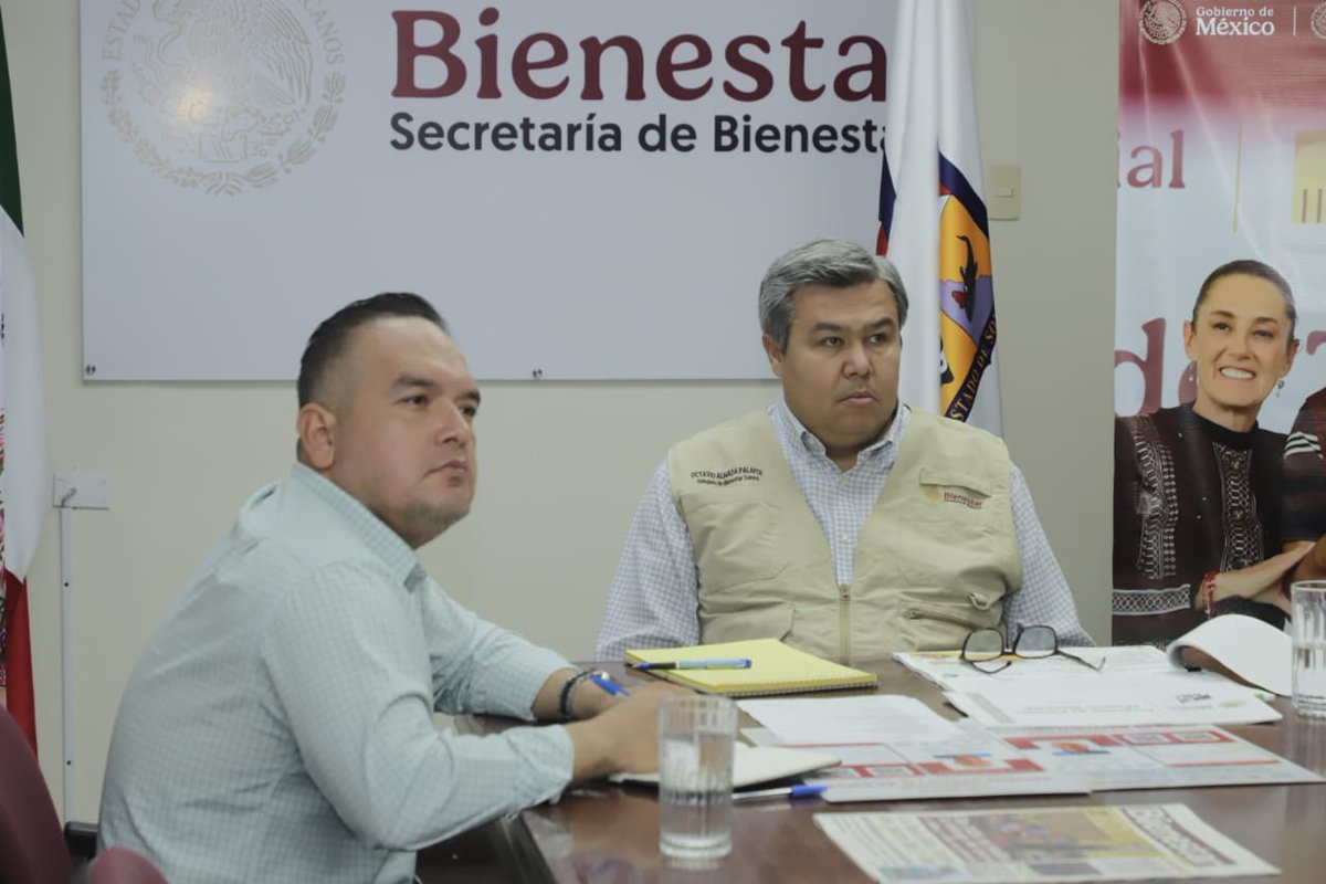 OctavioAlmada1's tweet photo. Buenas tardes 😃

Sostuvimos reuniones de trabajo con los directores regionales de #Ures, #Cajeme y #Guaymas, donde realizamos una evaluación puntual, revisamos avances y fortalecimos la estrategia para seguir llevando el bienestar directamente a la gente. 🤝

Seguimos trabajando en territorio, con organización y compromiso, para que las y los beneficiarios cuenten con información clara sobre los programas y el acompañamiento cercano de nuestro gobierno, siempre con sentido humano para quienes más lo necesitan.

Este esfuerzo avanza en sintonía con el proyecto que encabeza nuestra 🇲🇽 @Claudiashein, poniendo siempre al pueblo en el centro de las decisiones.

El poder solo tiene sentido cuando se pone al servicio de los demás. 🙌

#PorElBienDeTodosPrimeroLosPobres