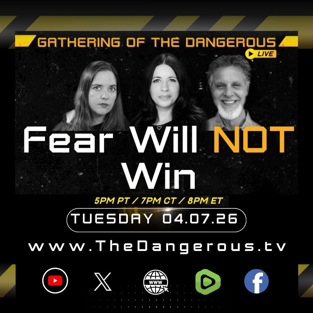 prophetkim's tweet image. Fear may be loud—but it does not get the final word.

Join Gathering of the Dangerous LIVE tonight as we pray for peace, healing, protection, and strength.

🕔 5 PM PT / 7 PM CT / 8 PM ET
👉  🔗 buff.ly/hUASbU7 

#FearWillNotWin #FaithOverFear #GatheringOfTheDangerous