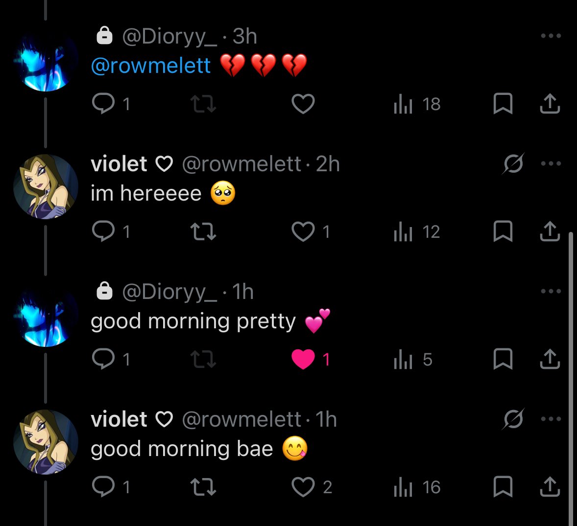 violet ♡ tweet media