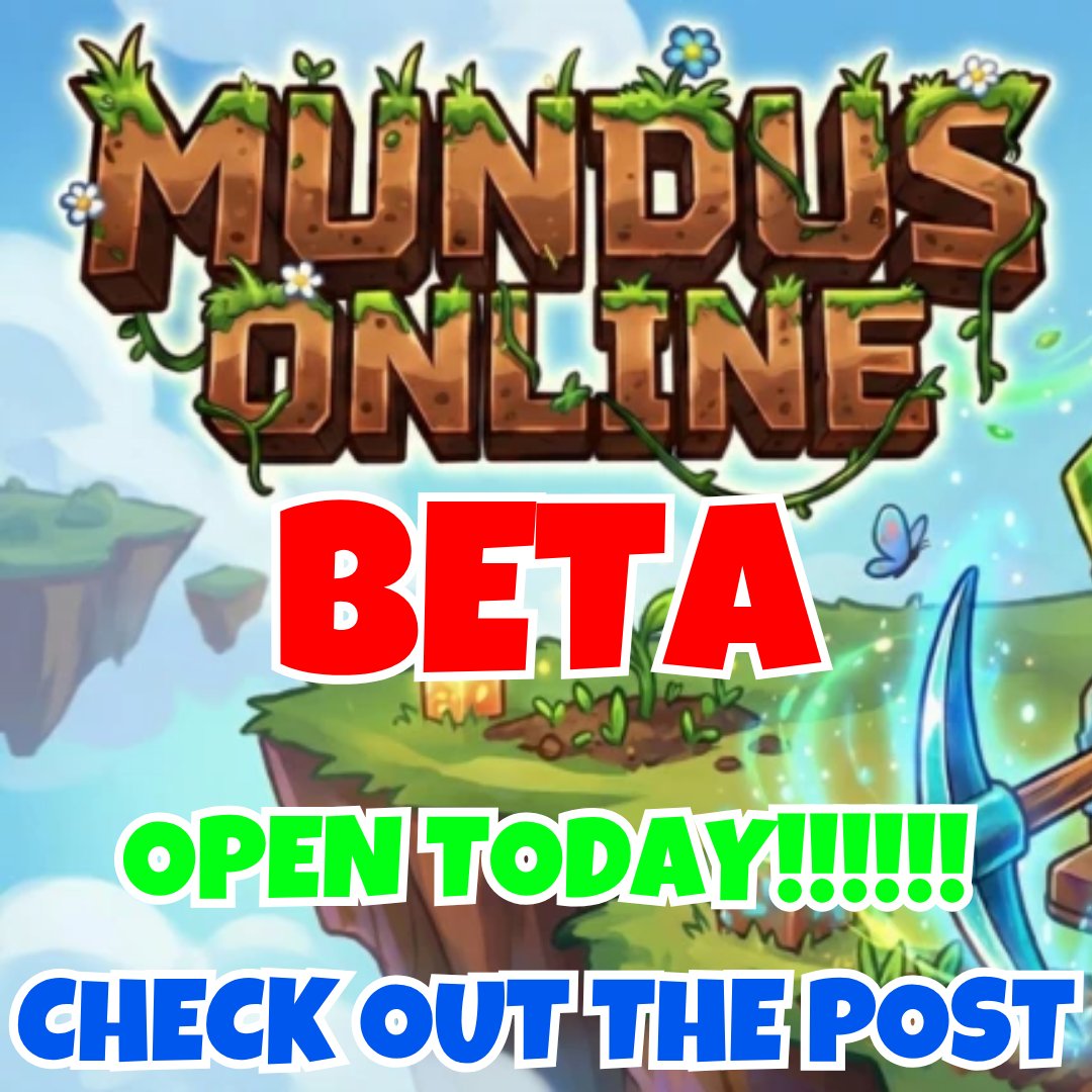 YigitGuven0's tweet photo. 🔬 Mundus Online BETA is LIVE! 🔬

Why wait for launch? Join the Closed Beta TODAY and help us build the ultimate 3D sandbox! 🛠️✨

🏅 Get an exclusive BETA BADGE!!!

Join the group for access: 🔗 https://t.co/YNnsyg3hVb

#Roblox #MundusOnline #SandboxGame #GameDev #RobloxDev https://t.co/seAP4o5Hv8