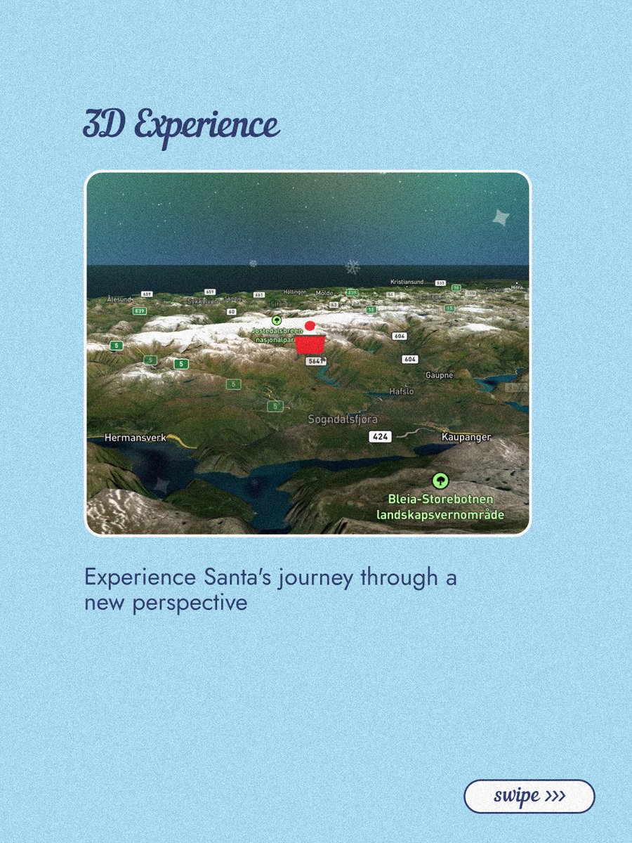 SantaTrackLive's tweet photo. 🎄 Hey everyone - we're coming back this year, and we're coming back with a bang!

So far, we've implemented:
📍Hundreds of new stops 
🗺️ New 3D view 
💬 Live feed letting you ask Santa questions
...and more!

In addition, we've already started testing, making sure it all works! https://t.co/jPsjHU0g23