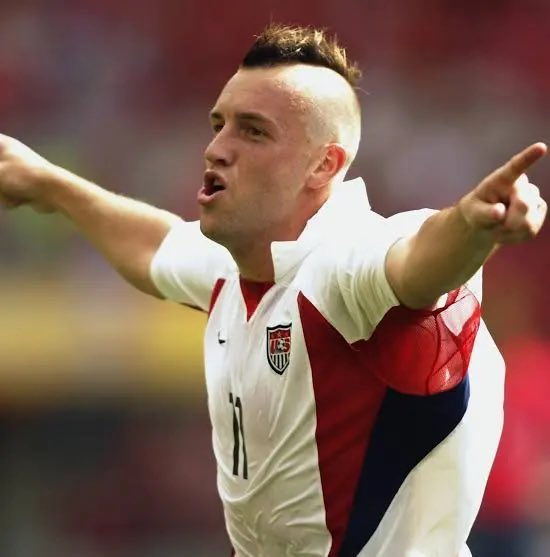 ClaretCobalt's tweet image. Get the perspective on how #RSL legend Cletus Mathis got his Mohawk at the 2002 @FIFAWorldCup in Korea, and #DaleReal manager Pablo Mastroeni role therein ONLY w/ @spencechecketts @ESPN700 @KUTV2News #RealityCheck