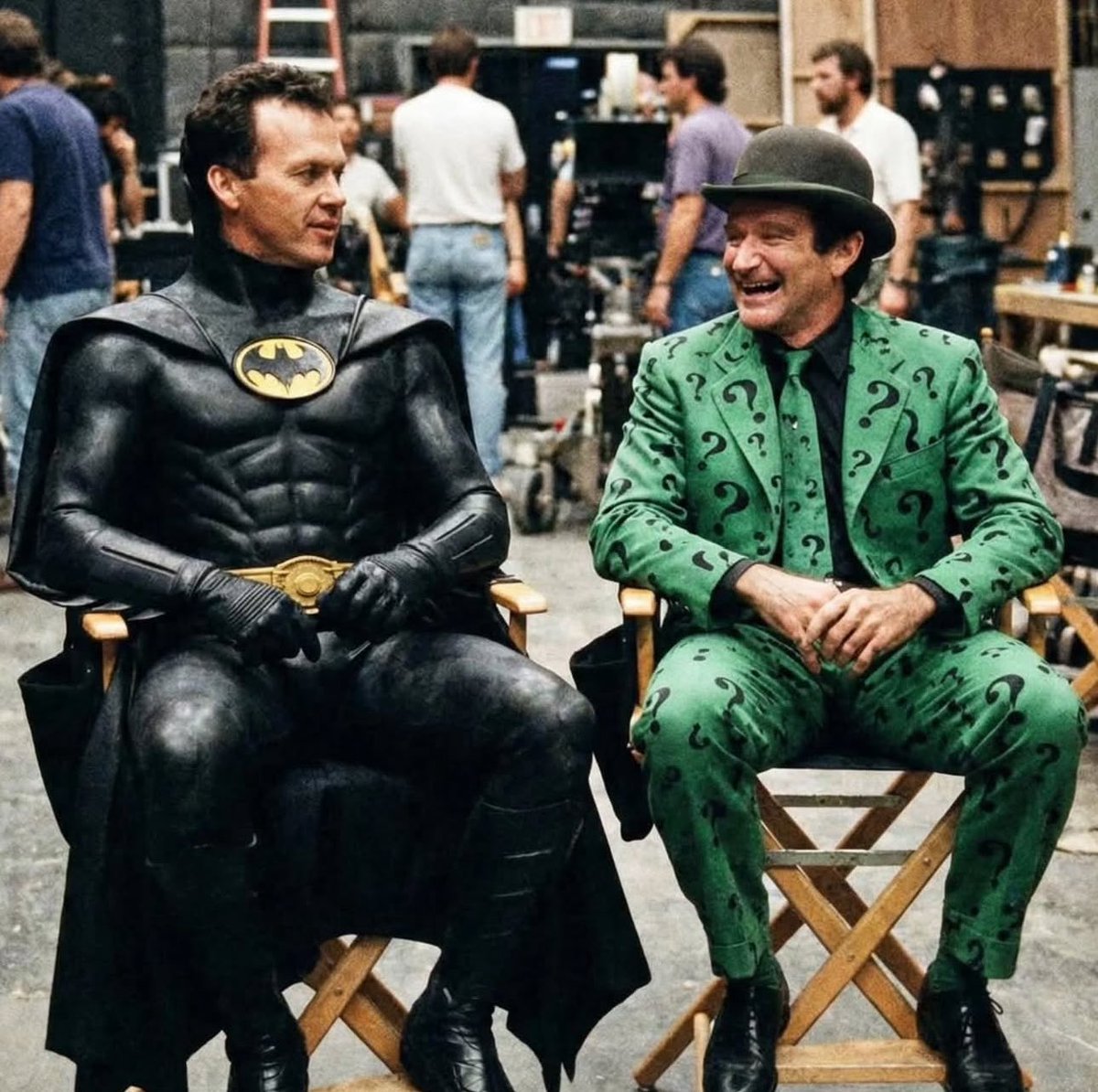A pair of legends - was there a better Batman movie than this one?