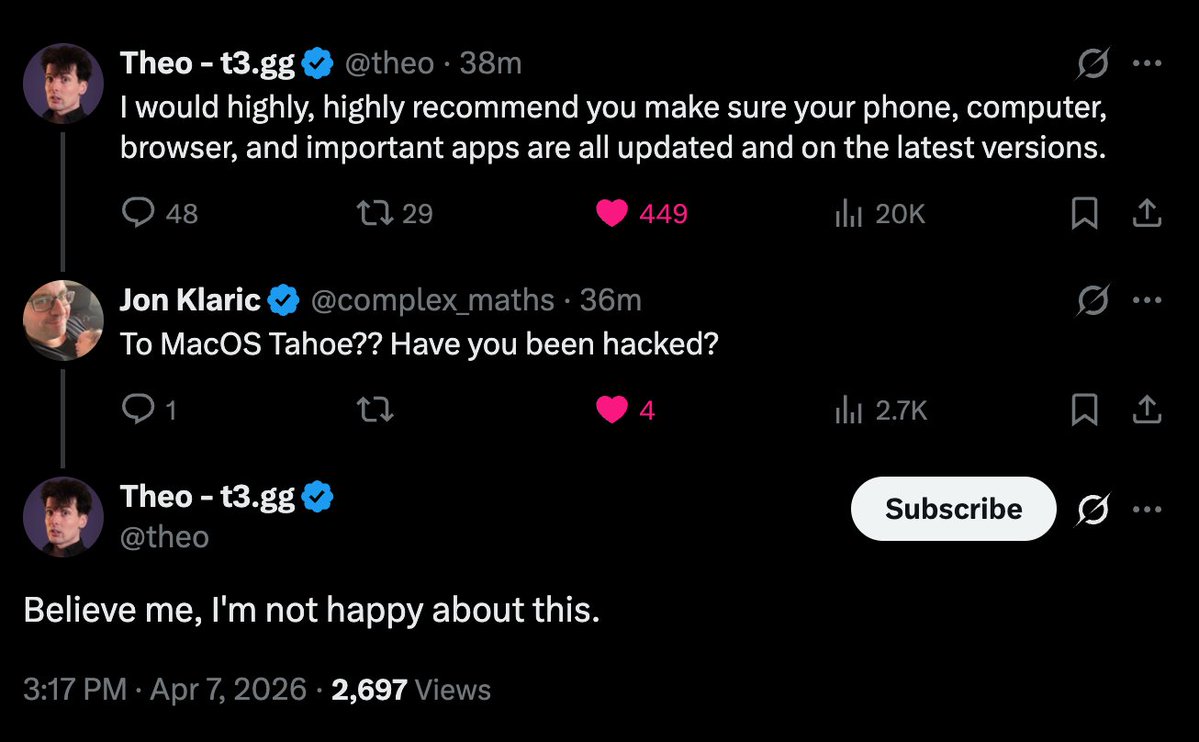 joshmanders's tweet image. This is basically the tech equivalent of an amber alert.