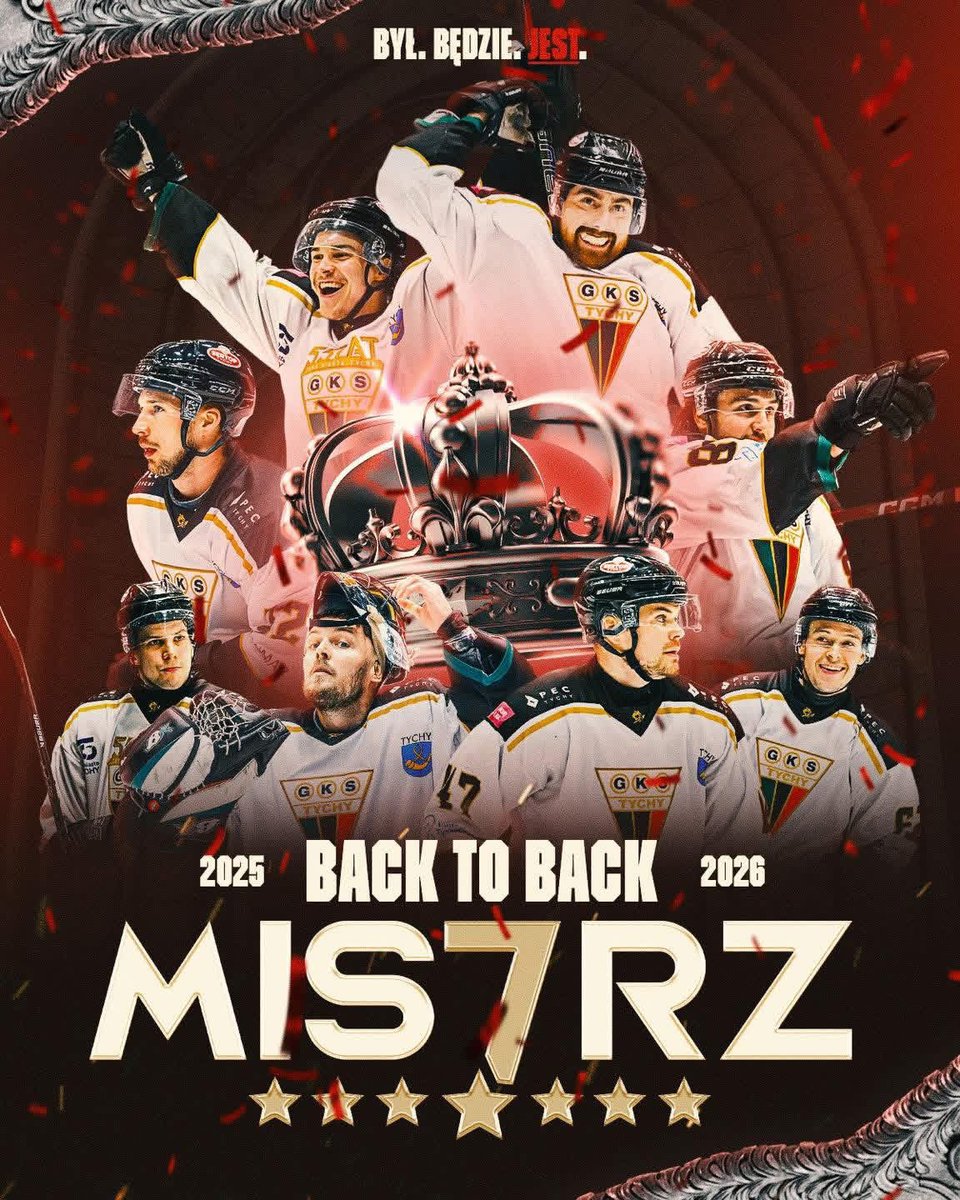 GKSTychy1971's tweet photo. MISTRZ POLSKI! 🏆🔥
BACK TO BACK.
Siódmy tytuł w historii 💪 https://t.co/aTfrHbWguW