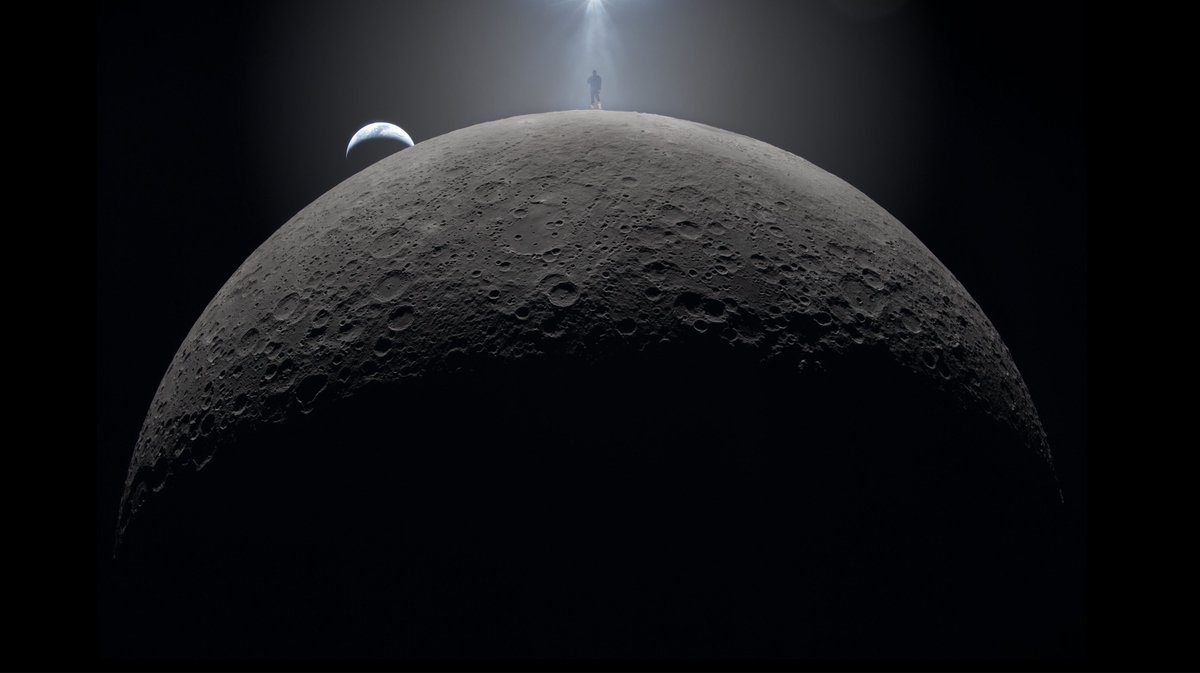 RonKurti's tweet photo. @NASA's latest image of the moon is insane https://t.co/ylJkTzygvn
