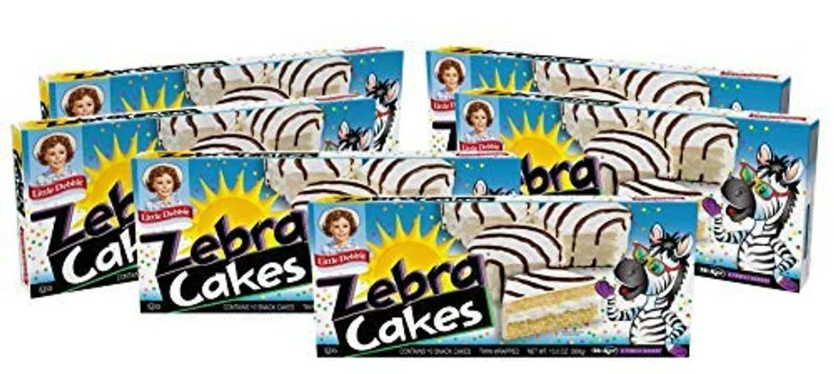 ZylaGal's tweet photo. An item on my Throne wishlist just got fully funded: Little Debbie Snacks Zebra Cakes, 10-count Box by Little Debbie. Thank you! https://t.co/nW0tQFYHyr #Wishlist #throne https://t.co/hj0jSBgb0I
