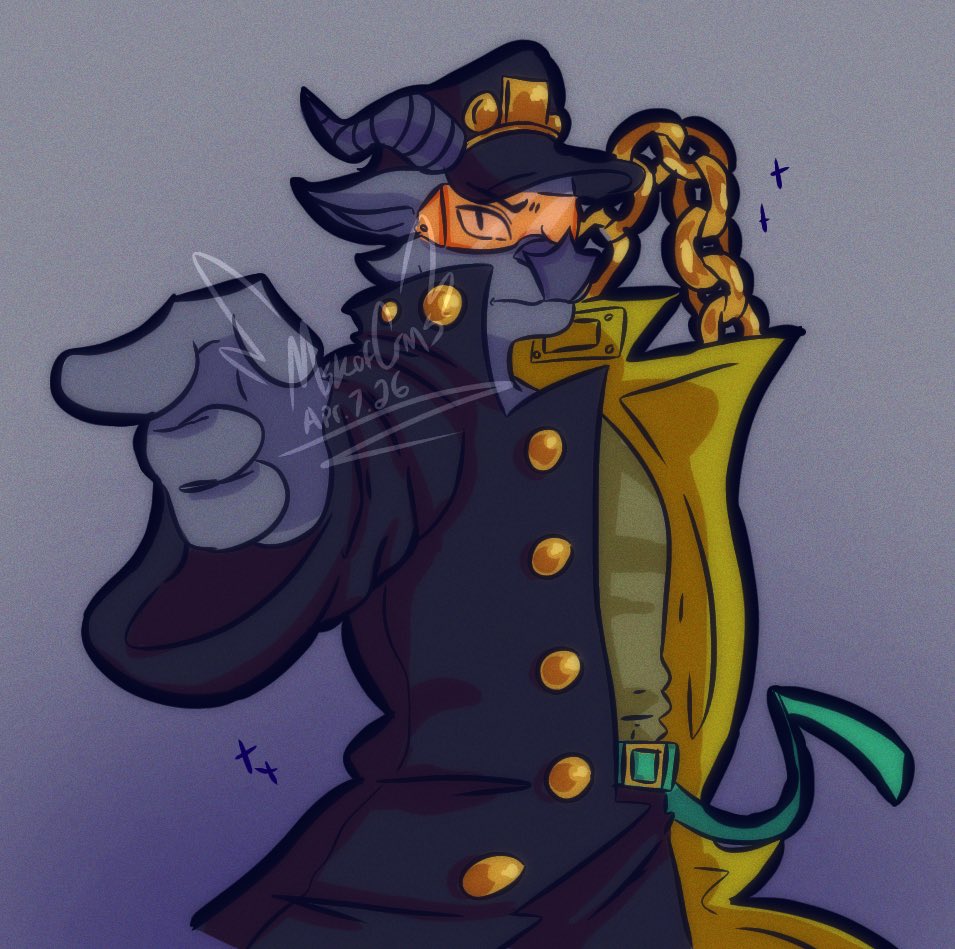 Thank you so much <a href="/maskofcrimson5/">🌸🦊𝓜𝓪𝓼𝓴𝓮𝓭𝓔𝓶𝓸𝓽𝓲𝓸𝓷𝓼🦊🌸</a> for this amazing piece! 

I LOVE JOJOS